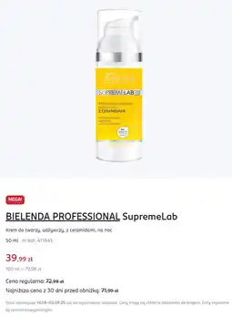 Rossmann BIELENDA PROFESSIONAL SupremeLab Krem do twarzy z ceramidami na noc oferta