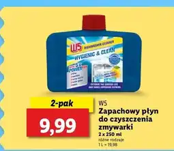 Lidl Płyn czyszczący do zmywarek W5 oferta