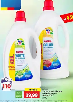 Lidl Żel do prania białe Formil oferta