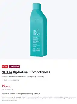 Rossmann NEBOA Hydration & Smoothness Szampon do włosów, włosy suche i puszące się oferta