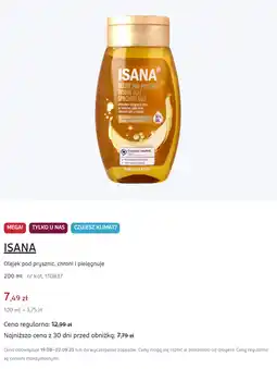 Rossmann ISANA Olejek pod prysznic oferta