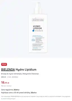 Rossmann BIELENDA Hydro Lipidum Emulsja do mycia i demakijażu oferta