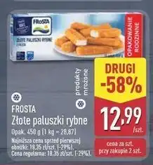 ALDI Złote paluszki rybne z fileta Frosta oferta