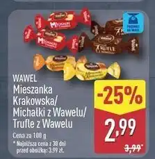 ALDI Cukierki Wawel Trufle Z Wawelu oferta