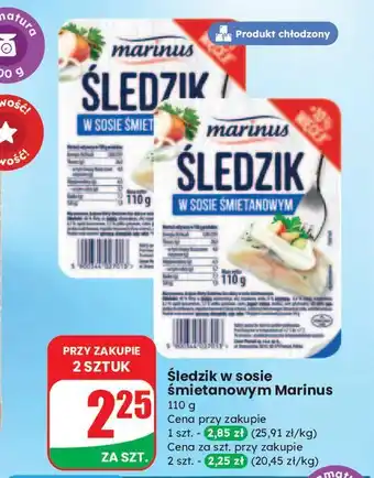 Dino Śledzik w sosie śmietanowym Marinus oferta