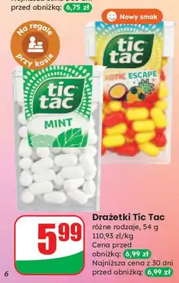 Dino Cukierki exotic escape Tic Tac oferta