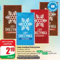 Dino Lody śnieżynka truskawkowe Śnieżynka oferta