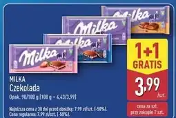 ALDI Czekolada toffee creme Milka oferta