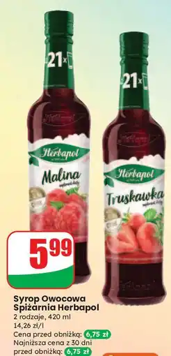 Dino Syrop truskawka Herbapol oferta