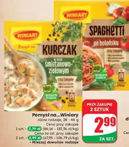 Dino Spaghetti po bolońsku Winiary Pomysł Na oferta