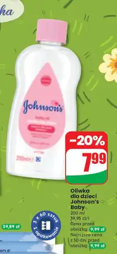 Dino Oliwka łagodna Johnson's Baby oferta