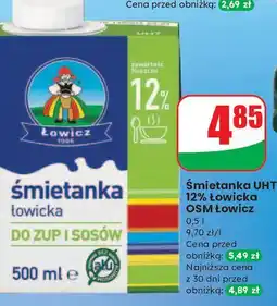 Dino Śmietanka uht 12% Łowicz 1906 Łowicka oferta