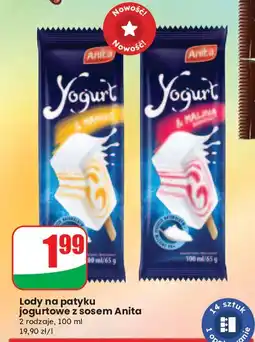 Dino Lód jogurtowy z sosem mango-marakuja Anita oferta