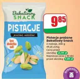 Dino Pistacje prażone niesolone Bakaliowy Snack oferta