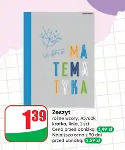 Dino Zeszyt a5/60 k. kratka Top-2000 oferta
