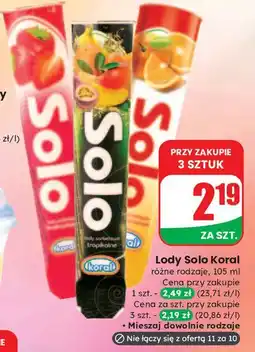 Dino Lód tropikalny Koral Solo oferta