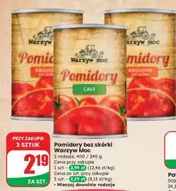 Dino Pomidory całe bez skórki Warzyw Moc oferta