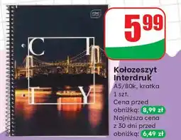 Dino Kołozeszyt a5/80 k kratka Interdruk oferta