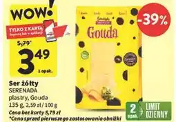 Intermarche Ser gouda w plastrach Serenada oferta