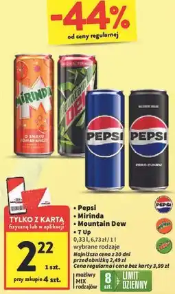 Intermarche Napój Pepsi Zero oferta