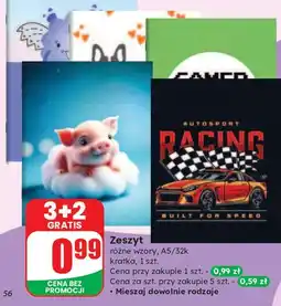 Dino Zeszyt a5 32 k kratka oferta