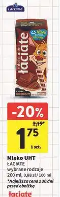 Intermarche Mleko czekoladowe Łaciate oferta