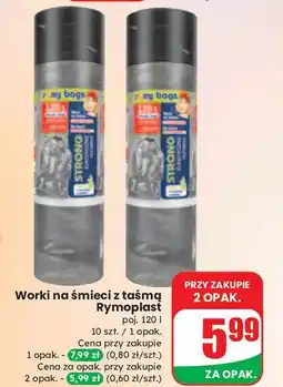 Dino Worki na smieci 120 l Rymoplast oferta