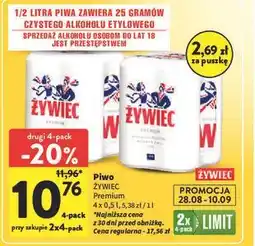 Intermarche Piwo Żywiec Jasne Pełne oferta