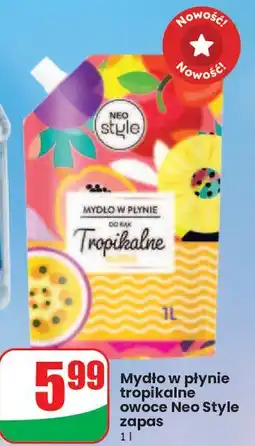 Dino Mydło w płynie kremowe o zapachu tropikalnym zapas Neo Style oferta