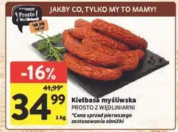 Intermarche Kiełbasa myśliwska Prosto Z Wędliniarni oferta