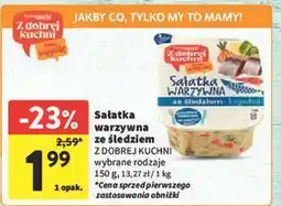 Intermarche Sałatka warzywna śledziowa łagodna Z Dobrej Kuchni oferta