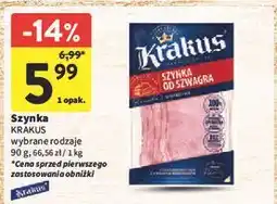 Intermarche Szynka od szwagra Krakus Animex oferta