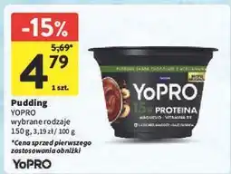 Intermarche Pudding czekoladowo-orzechowy Danone Yopro oferta