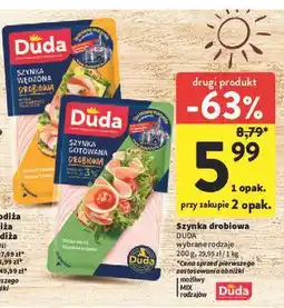 Intermarche Szynka drobiowa wędzona Silesia Duda oferta