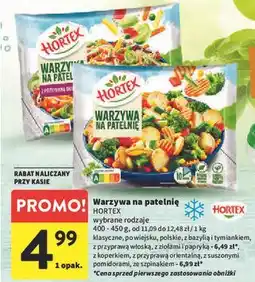 Intermarche Warzywa na patelnię ze szpinakiem Hortex oferta