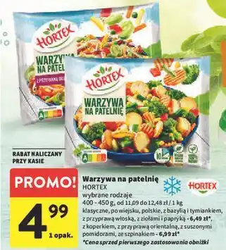 Intermarche Warzywa na patelnię ze szpinakiem Hortex oferta