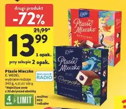 Intermarche Czekoladki porzeczka E. Wedel Ptasie Mleczko oferta