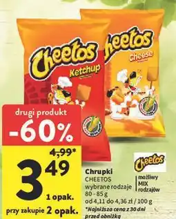 Intermarche Chrupki cheese Cheetos oferta