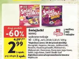 Intermarche Żelki jogurtowe Nimm2 Śmiejżelki Sokki oferta