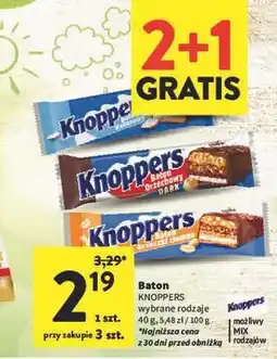 Intermarche Baton dark Knoppers oferta