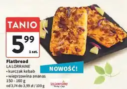 Intermarche Flatbread wieprzowina ananas La Lorraine oferta