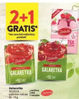 Intermarche Galaretka mleczna malinowa Delecta oferta