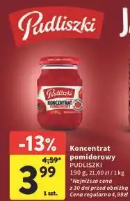 Intermarche Koncentrat pomidorowy 30% Pudliszki oferta