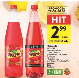 Intermarche Oranżada czerwona zero Hellena oferta