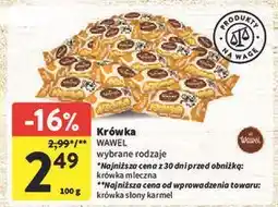 Intermarche Cukierki Wawel Krówka Słony Karmel oferta