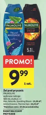 Intermarche Żel pod prysznic mineral massage Palmolive Thermal Spa oferta