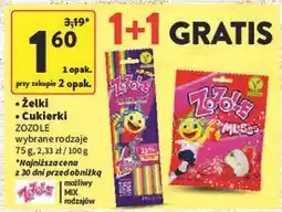 Intermarche Cukierki musss jabłko & wiśnia truskawka Zozole oferta