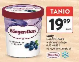 Intermarche Lody blueberries & cream Haagen-Dazs oferta