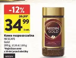 Intermarche Kawa Nescafe Gold Blend oferta