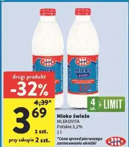 Intermarche Mleko polskie 3.2% Mlekovita oferta